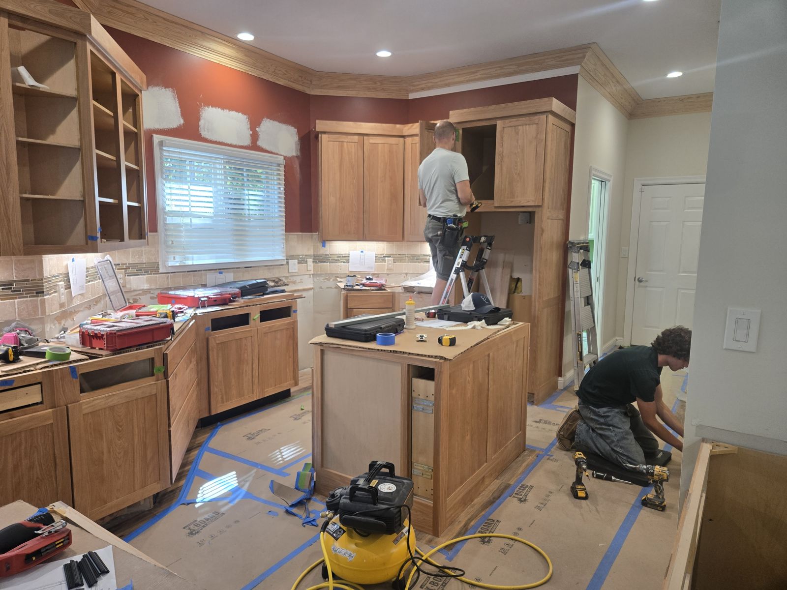 Our crew at work on a St. Louis kitchen